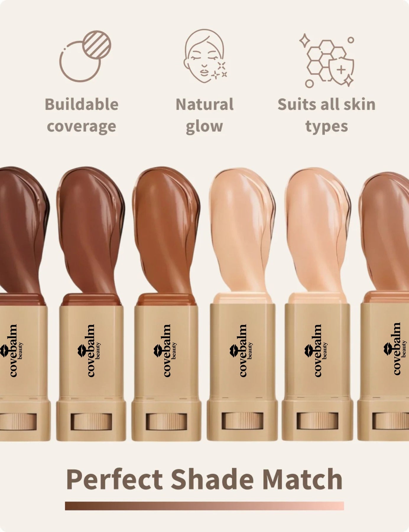 CoveBalm Serum Boosted Skin Tint Balm